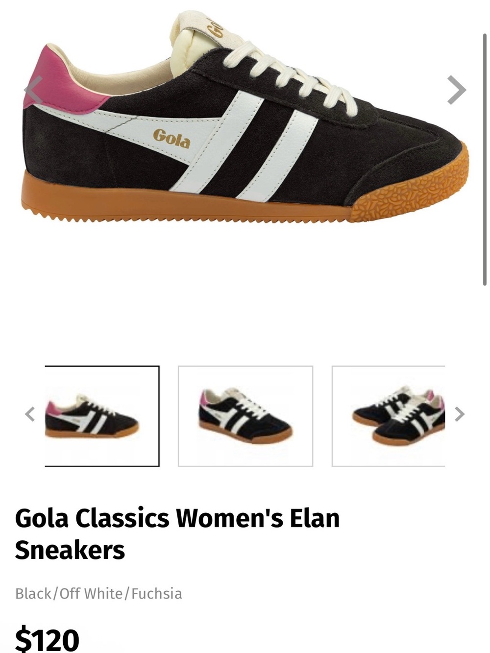 Gola Classics Women’s Elan sneakers, new in box - Picture 9 of 9